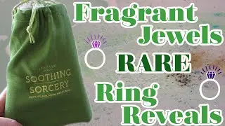 Fragrant Jewels Reveals   RARE Soothing Sorcery Bath Soak & Candle Set!