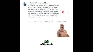Apenas quem faz parte do processo &eacute; que pode dar uma opini&atilde;o sincera olha esse coment&aacute;rio do insta ￼