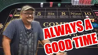 🔥ALWAYS A GOOD TIME🔥 30 Roll Craps Challenge - WIN BIG or BUST #526