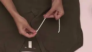 How to apply Swarovski Crystals - Sew crystals on a Dress | Apparel