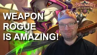 Legend Weapon Rogue deck guide and gameplay (Hearthstone Scholomance Academy)