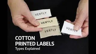 Different types of Cotton Printed Labels