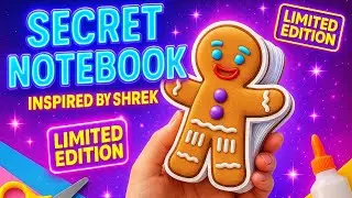  🤯🤩I Turned Shrek&rsquo;s Gingerbread Man Into a REAL NOTEBOOK&hellip; This Should NOT Be Possible 🤯🍪#gingerbread