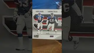 Harry Carson, Lawrence Taylor, Michael Strahan NFL Football Card
