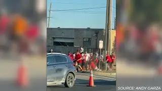 On video: TTU fans throw punches with UT fans near stadium