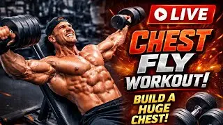 🔥 Intense Chest Workout LIVE | Muscle Building Gym Session#Chestworkout#Youtubelive#Motivation