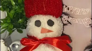 DIY Snowman⛄️🩷 | Snowman Making by Allureyouuu 