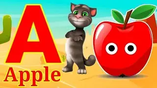 Phonics Song 2 with TWO Words in 3D - A For Apple🍎🍏- ABC Alphabet Songs with Sounds for Children's