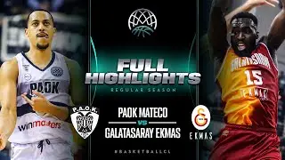 PAOK mateco v Galatasaray EKMAS | Full Game Highlights | #BasketballCL 2023-24