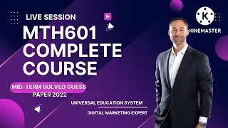 MID-TERM Solved Guess Paper 2022 |MTH601||