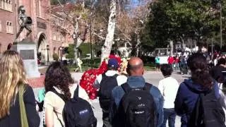 Dragons visit Tommy Trojan