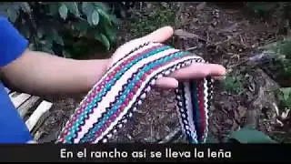 Acarreando Leña con Mecapal