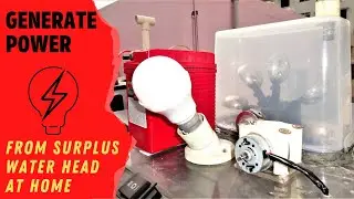 Water wheel generator diy at home 2021 | Pelton turbine | Free energy