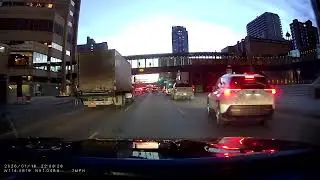 Calgary downtown ￼ #calgary #stupide #driver