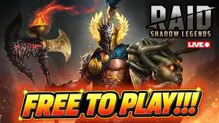 Raid: Shadow Legends LIVE!!!  You CAN Free to Play in Raid!