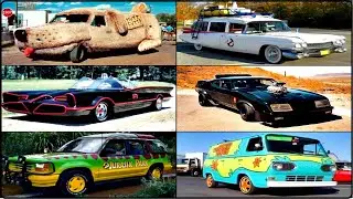 OS CARROS MAIS FAMOSOS DO CINEMA , S&Eacute;RIES DE TV e DESENHOS ! VE&Iacute;CULOS QUE SE TORNARAM &Iacute;CONES !