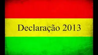 Melo de Declara&ccedil;&atilde;o 2013 ( Sem Vinheta ) Reina Cedella - Con Vos Hasta El Final