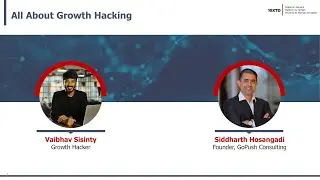 | All about Growth Hacking with Vaibhav Sisinty  | 10XTD | Going Digital Series |