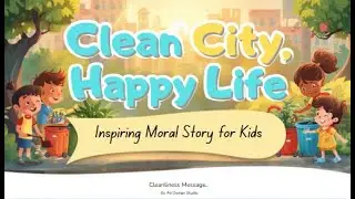 Clean City, Happy Life | Inspiring Moral Story for Kids | Cleanliness Message