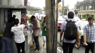 Walking Makati Avenue and Jupiter Street - Makati, Metro Manila, Philippines - December 2011