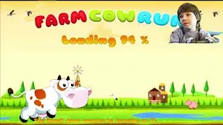 Playing Farm Cow Run Android Game | Spider Timur Super Emir