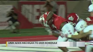 Lobo Football to play University of Michigan in 2025 season opener.