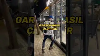 Garson nasıl &ccedil;ağırılır ? #komedi #shorts #alitareyiz