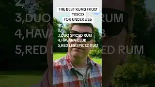 Best Rums from Tesco for Under &pound;26! #rum #Tesco #rumreview