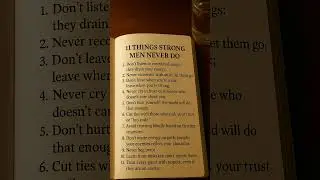 11 Things Strong Men Never Do ki#tricks #psychology #quotes #selfimprovement #shorts #motivation