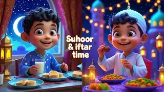 Suhoor and Iftar Time | Fun & Educational Ramadan Rhyme for Kids