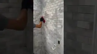 #bathroomdesign #bathroomrenovation #tilingwork