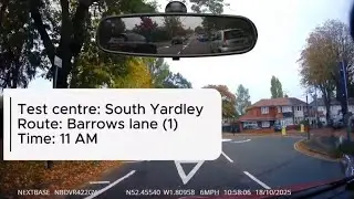 South Yardley driving test (Barrows lane 1)