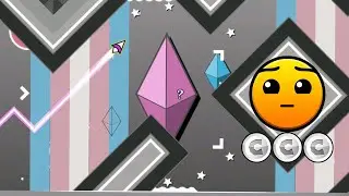 Classic: &laquo;purring paradise&raquo; by lollo888 (All coins 3/3 &copy;) | Hard 4☆ | Geometry Dash 2.2