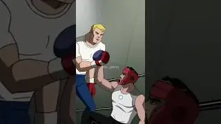CAPTAIN AMERICA BOXES IRON MAN | #avengers  #animated #hulk #ironman #captainamerica #wonderwoman