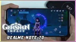 Realme Note 70 Genshin Impact Gaming test | Unisoc T7250, 90Hz Display