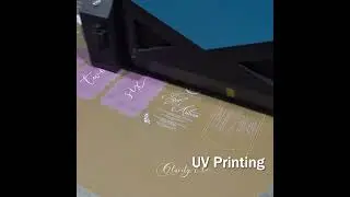 66. Produce process of acrylic wedding table cards