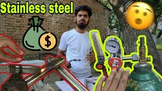 Mig welding se stainless steel me welding 🫨 / co2 se ss Welding / #rhussaink #migwelding #co2