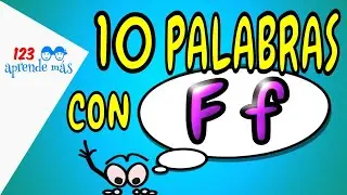 10 palabras con la letra F para niños de preescolar.