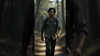 A man was lost in the forest, walking alone, and suddenly collapsed in the forest.