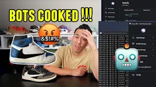 TRAVIS SCOTT x FRAGMENT JORDAN 1 BOT COOKED THE ENTIRE STOCK ON TRAVISCOTT.COM