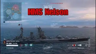 HMS Nelson Gameplay & High Score World of Warships Legends