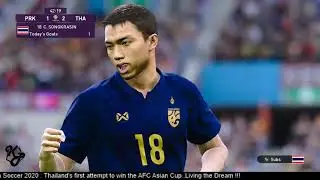 eFootball Pro Evolution Soccer 2020 : Thailand in AFC Asian Cup