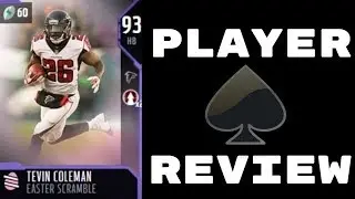 Easter Scramble Tevin Coleman | Player Review | Madden 18 Ultimate Team Gameplay