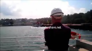 Makruzz - Sailing in to Pheonix bay jetty, Port Blair, Andaman & Nicobar Islands