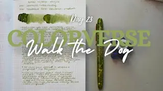 Day 23: Colorverse Walk the Dog  - #30inks30days