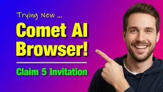 Trying Comet AI Browser Built With Chromium| Setup Comet AI Assistant Browser Including 5 Invitation