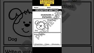 First grade writing practice journal fun and easy#education #tinyedtech#ytshorts