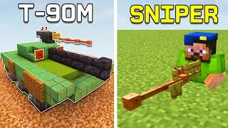 Minecraft: 10+ MILITARY Build Hacks & Ideas!