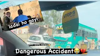 Insane Build Quality of Tata Safari 😨|| Safari Crashed 😱|| Marriage mein Fight scene ho gaya🥲