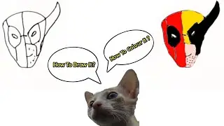 How To Draw Deadpool X Wolverine || Deadpool X Wolverine Face Drawing || Drawing And Colouring